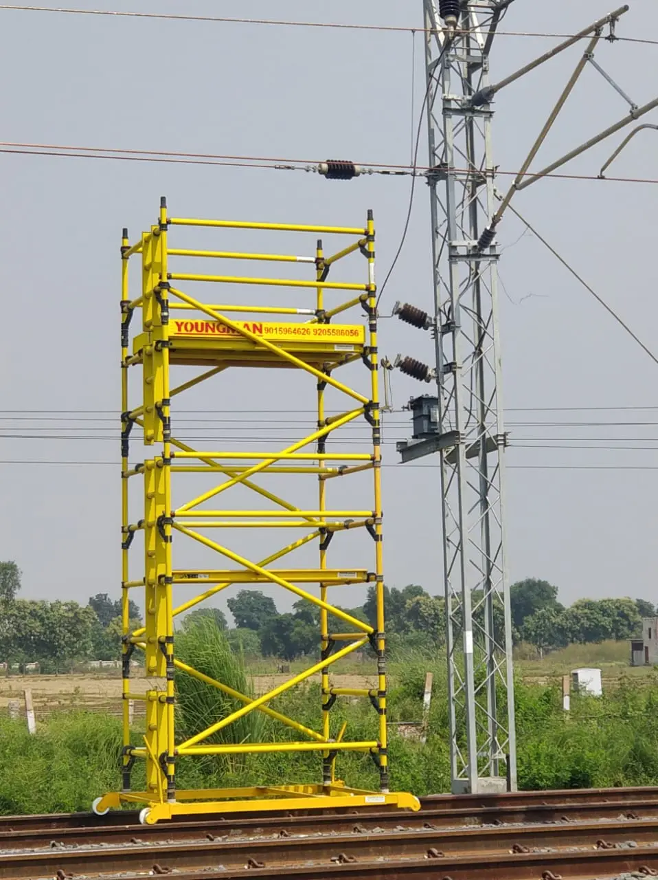 FRP Rail trolley scaffold FRP Rail trolley scaffold